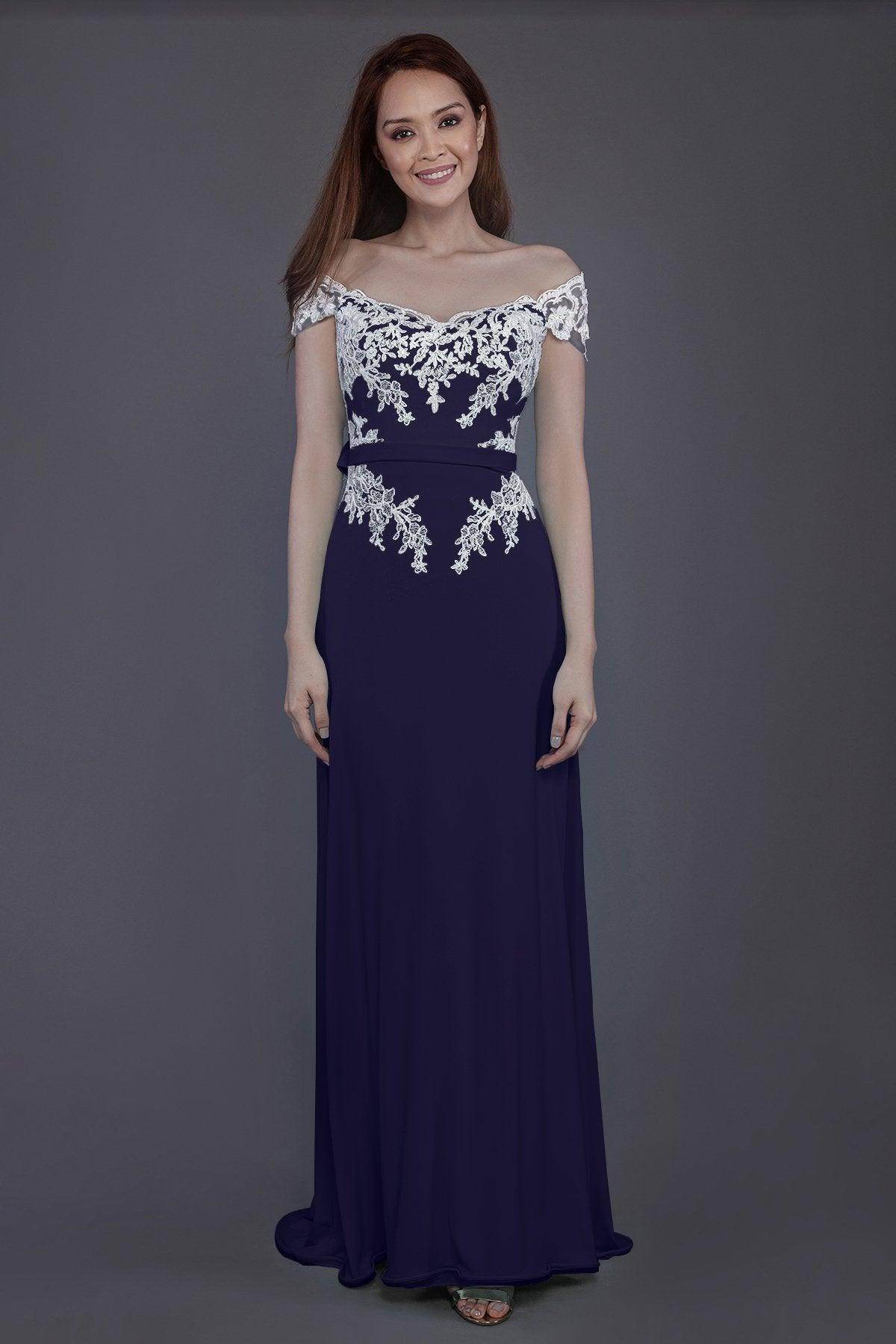 Sheath Sweep Train Knitted Fabric Bridesmaid Dress PR3563 - COCOMELODY