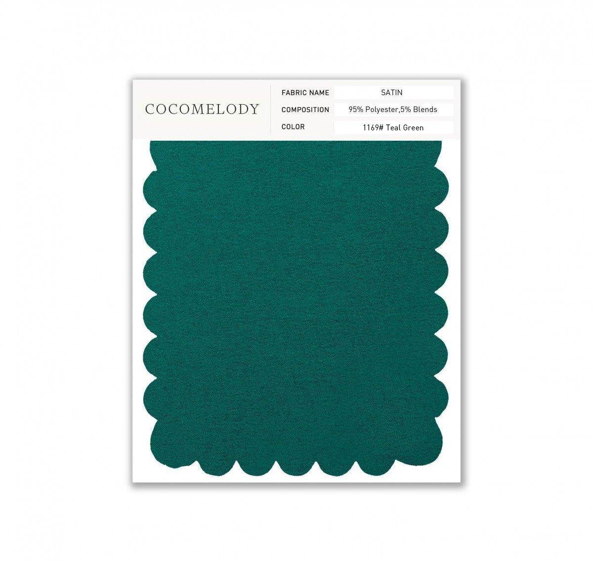Satin Fabric Swatch in Single Color SWST16003 - COCOMELODY