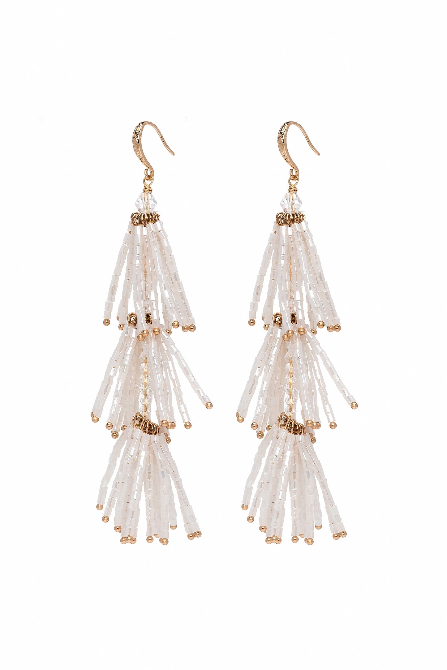 Alloy Earrings with Crystals Beading CE0125
