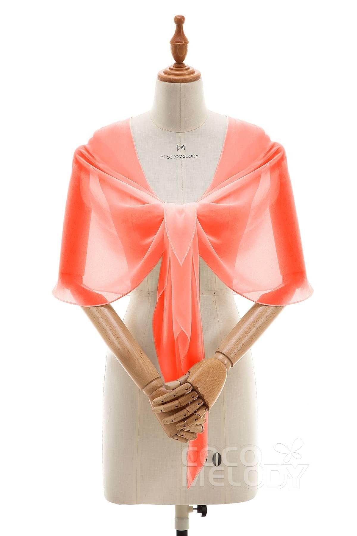 Classic Chiffon Dress Wrap WR16002 - COCOMELODY