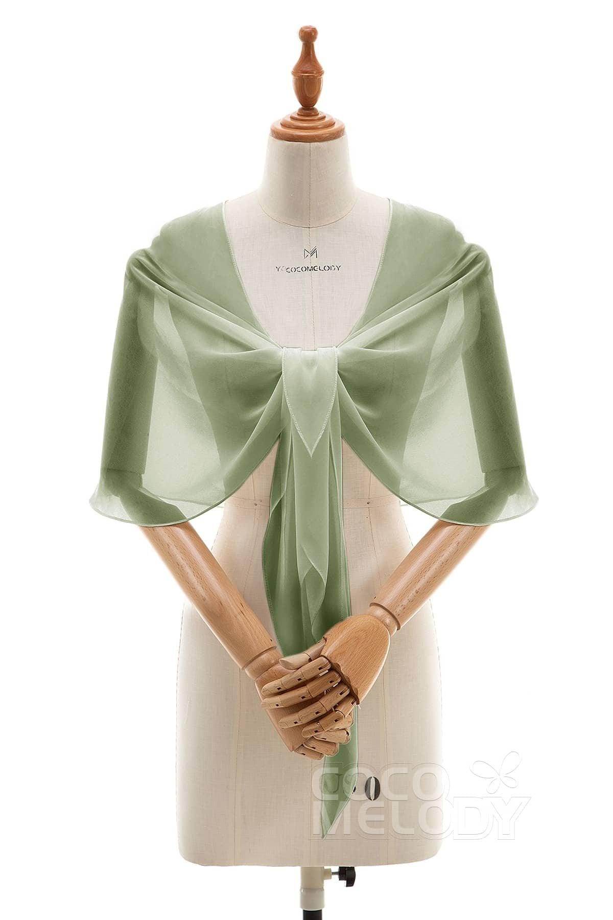 Classic Chiffon Dress Wrap WR16002 - COCOMELODY