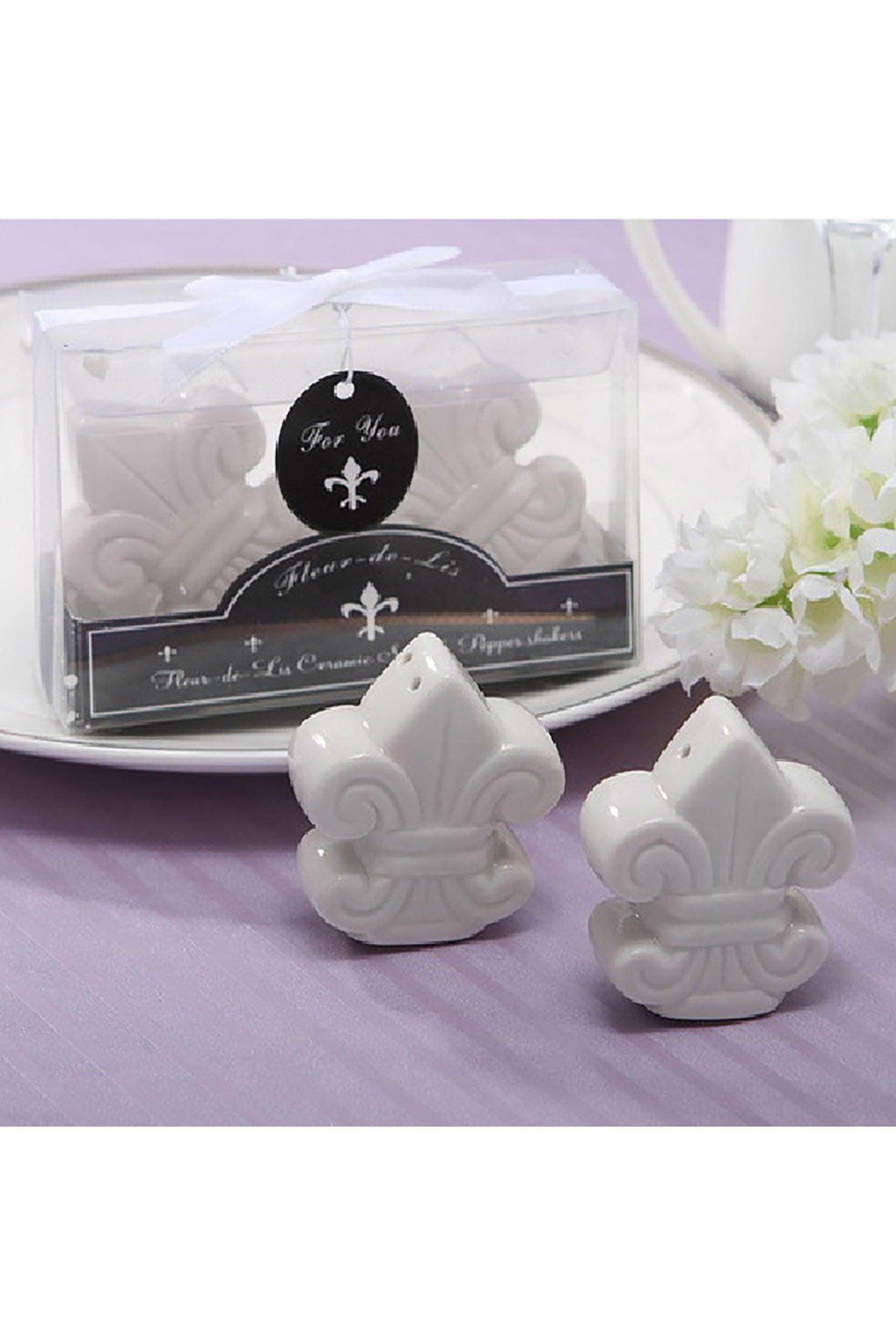 Decorative Salt and Pepper Shakers Set For Paris Themed Wedding Bonbonniere CGF0014 (Set of 6 pcs) - COCOMELODY