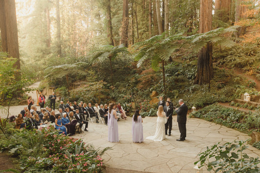 Should your bridal party sit or stand during the ceremony?