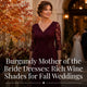 Burgundy Mother of the Bride Dresses: Rich Wine Shades for Fall Weddings