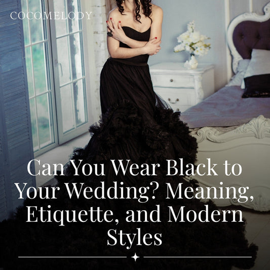 Can You Wear Black to Your Wedding? Meaning, Etiquette, and Modern Styles