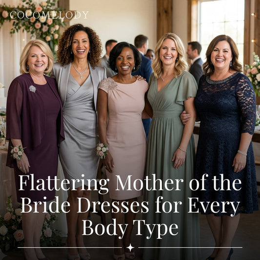 Flattering Mother of the Bride Dresses for Every Body Type