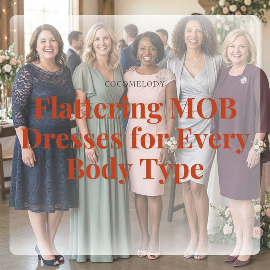 Flattering MOB Dresses by Body Type