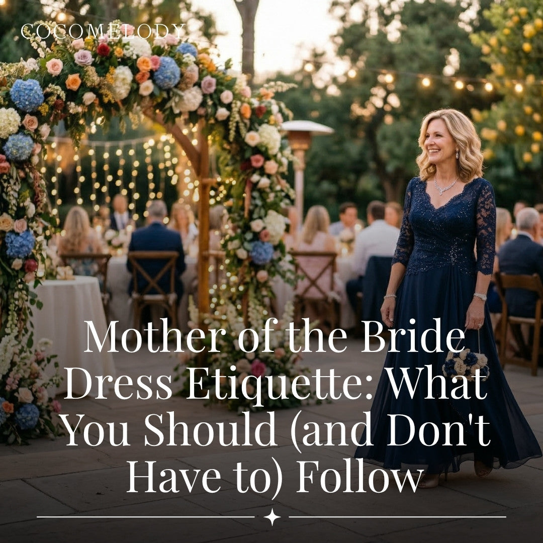 Mother of the Bride Dress Etiquette: What You Should (and Don't Have to) Follow