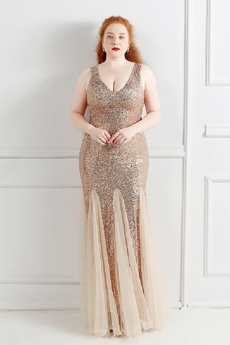 Trumpet-Mermaid Floor Length Evening Dress 647041333367 - COCOMELODY
