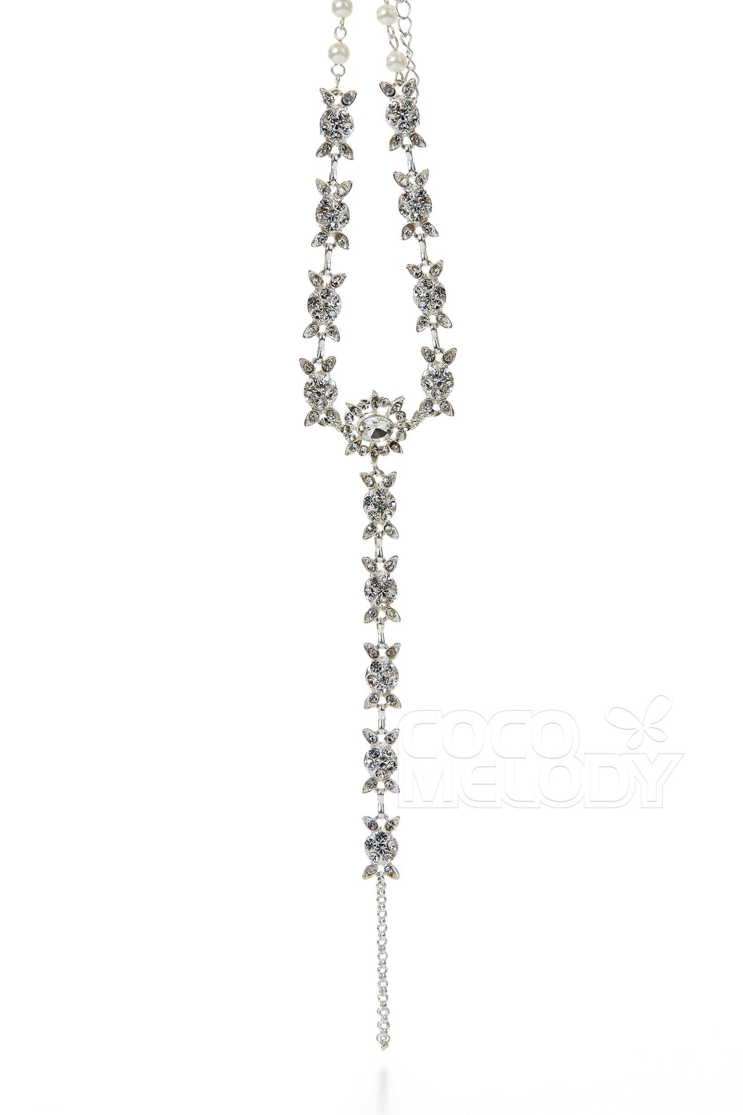 Latest Alloy Rhinestone Anklet JL17002 - COCOMELODY