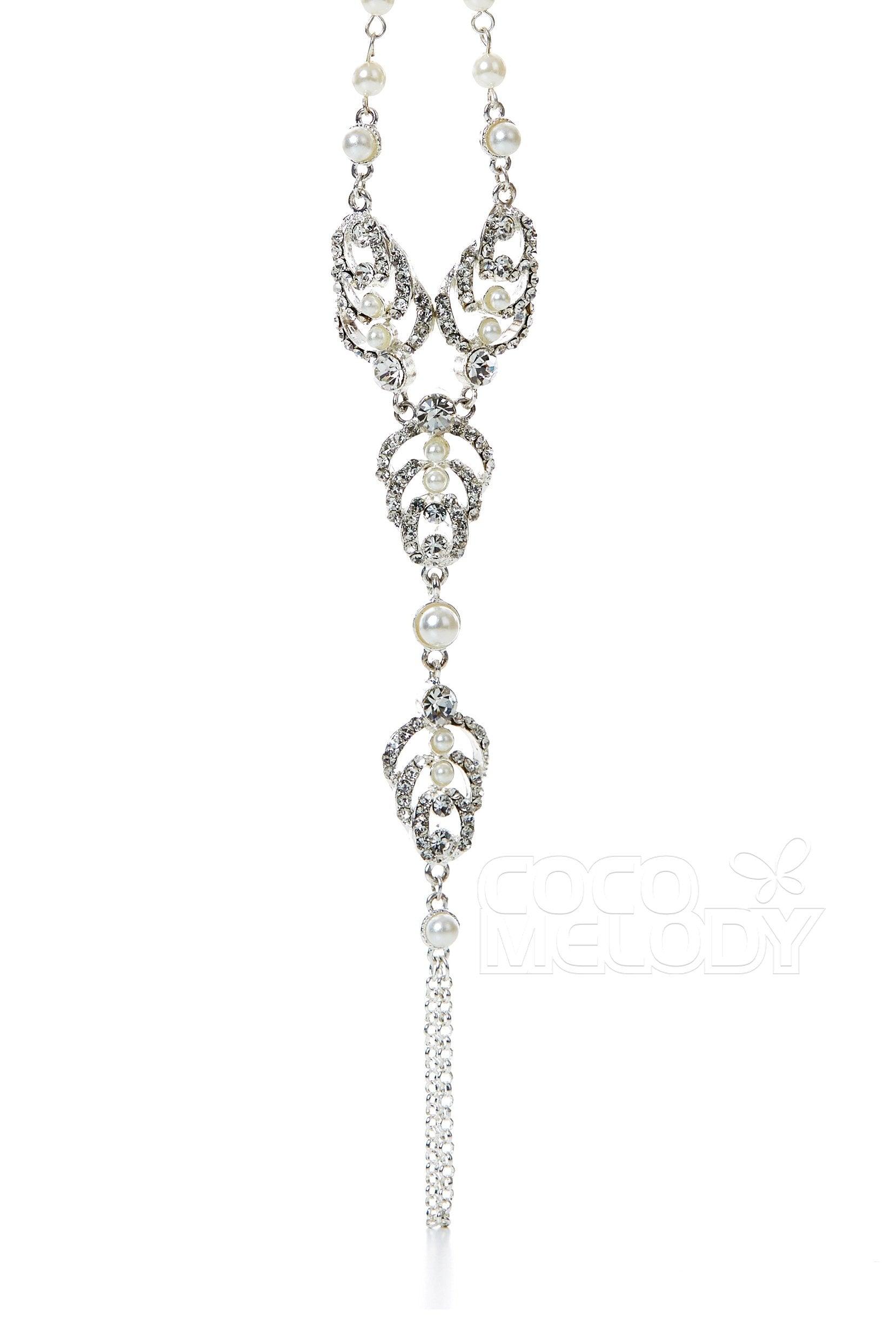 Chic Alloy and Zircon Wedding Bracelets HL17006 - COCOMELODY