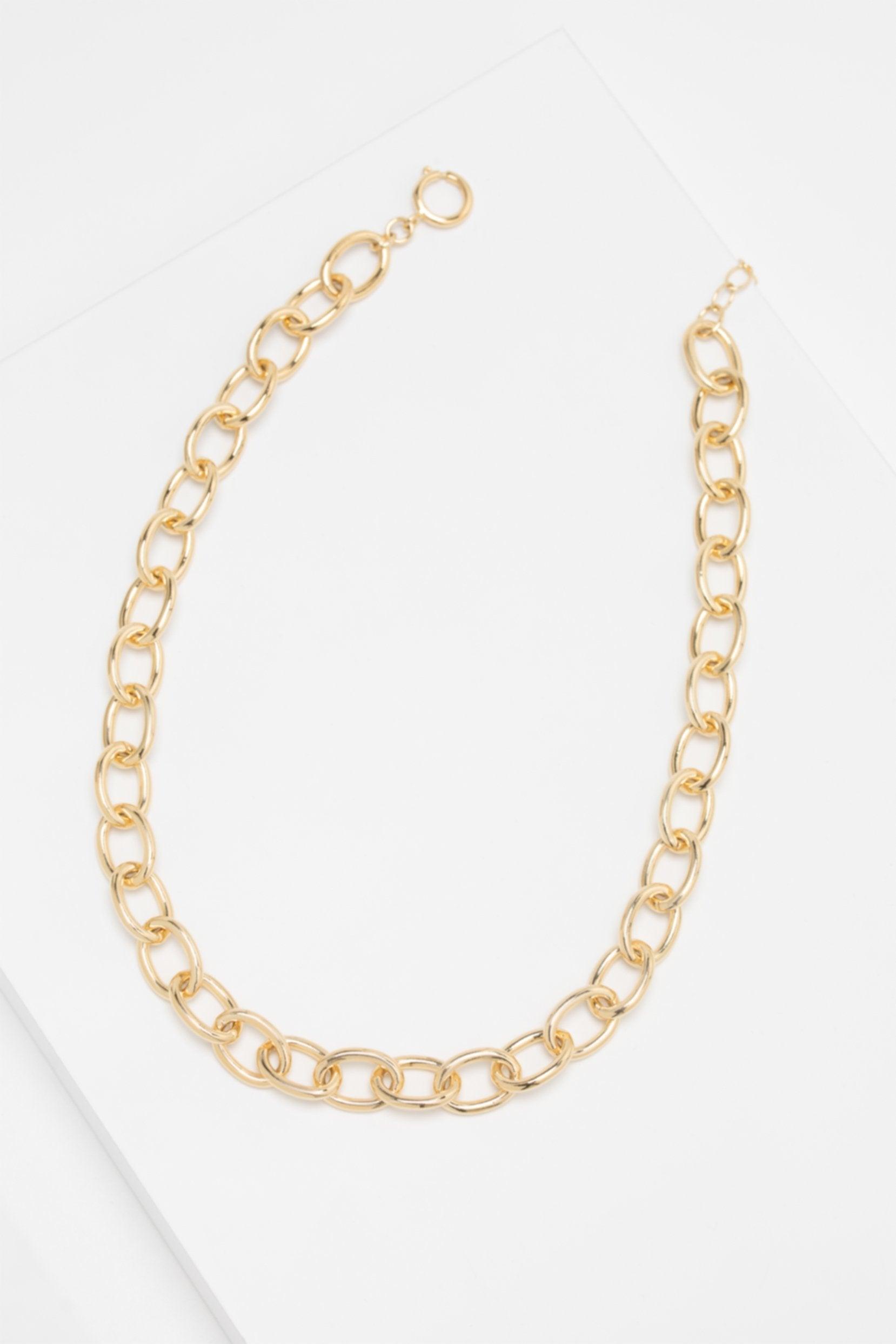 Yellow Gold Plated Necklaces CX0013 - COCOMELODY