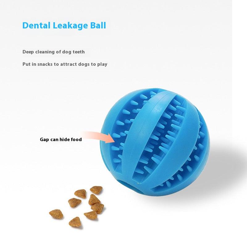Pet leaky ball toy teething resistance training pet supplies 742778970075 - COCOMELODY