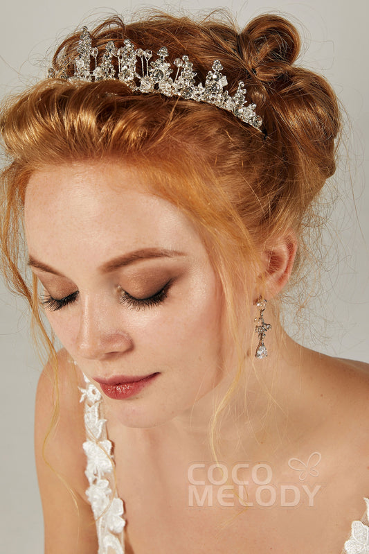 Alloy Tiaras with Crystals CH0247