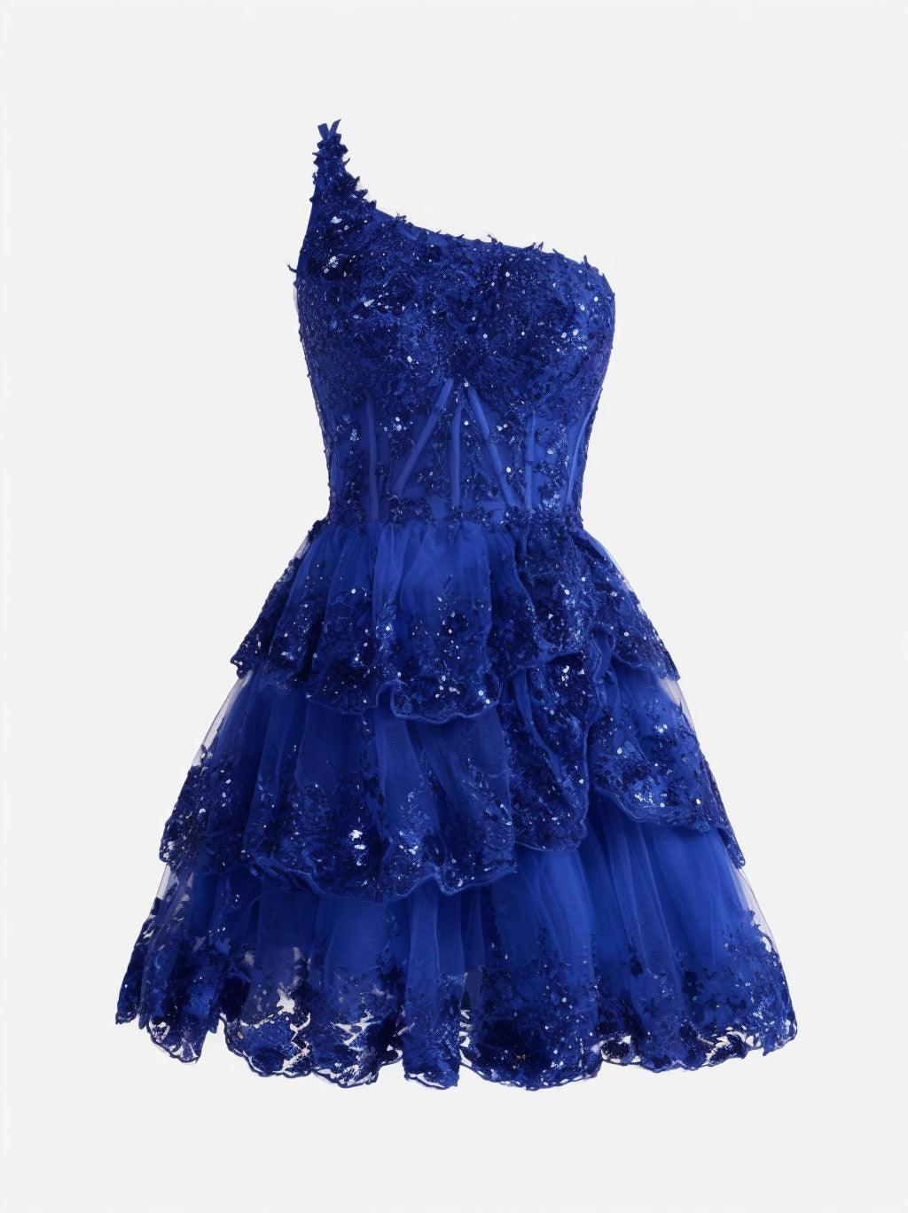 A-line Short Mini Tulle Prom Dress CS0420 - COCOMELODY