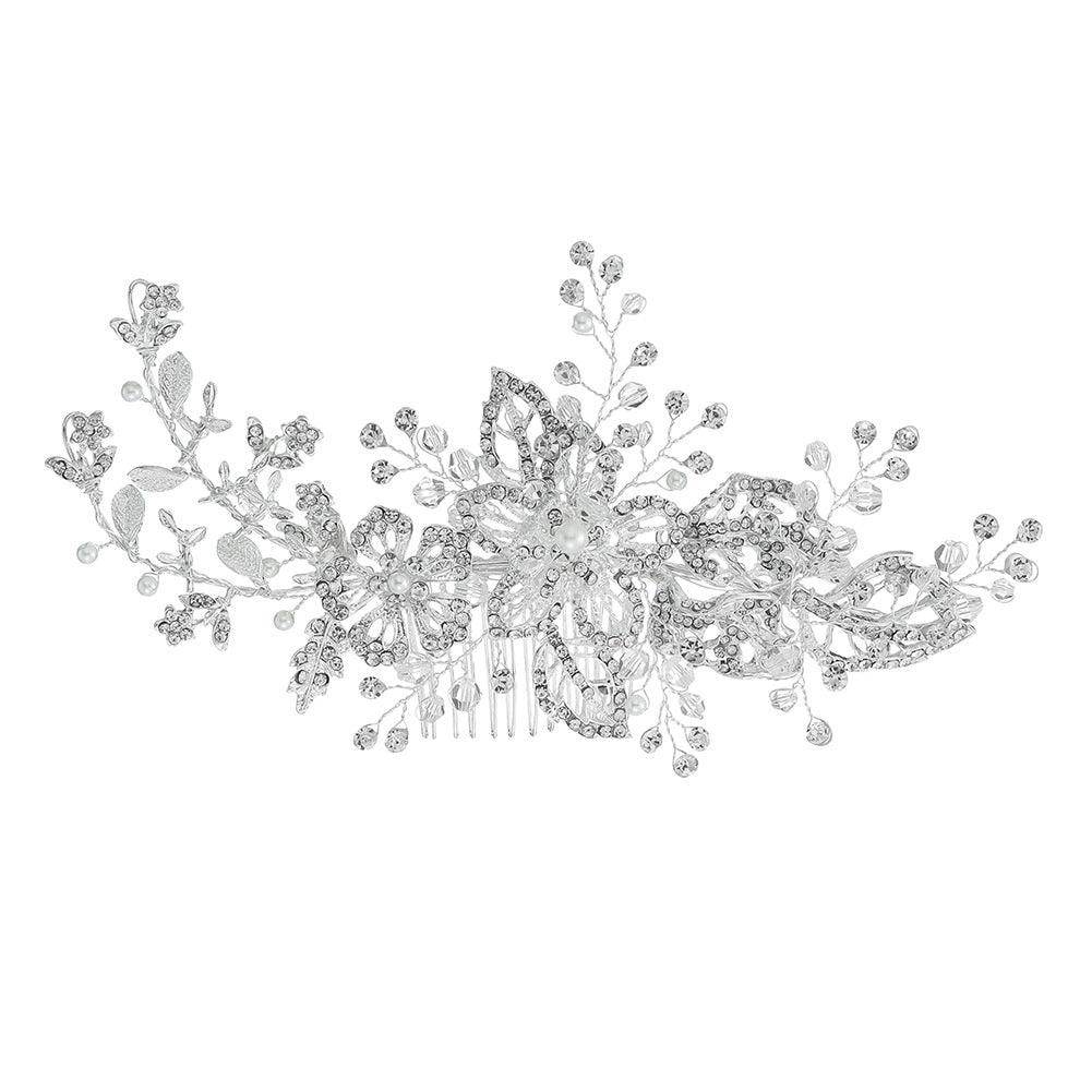 Alloy flower comb Hand drill comb 592299716948 - COCOMELODY