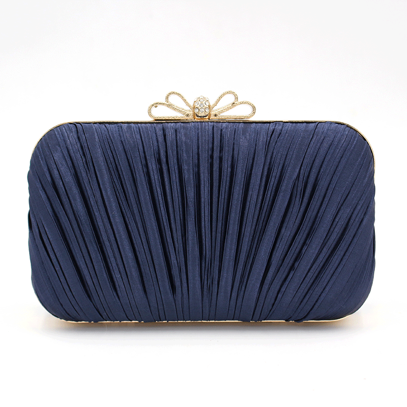 Pleated hand dinner bag Banquet bag Lady socialite evening gown bag 607095743182 - COCOMELODY