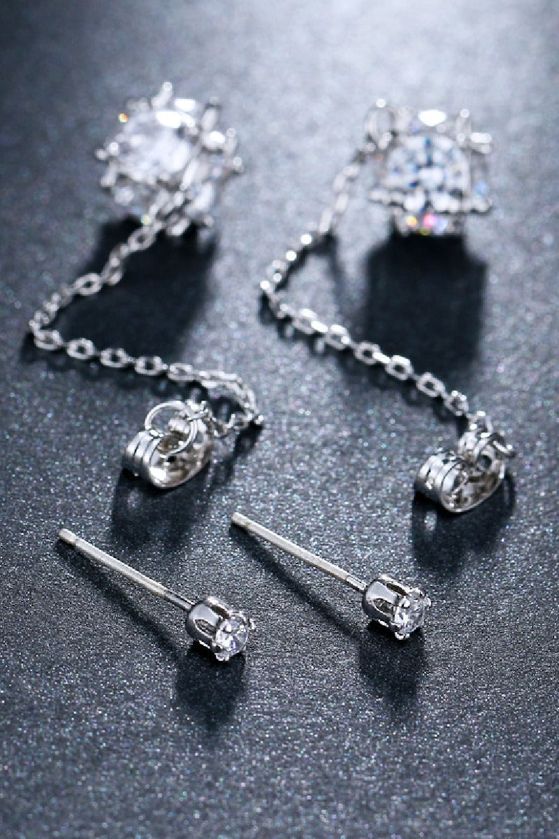 Luxurious Rhinestone Drop Earrings 807755948937