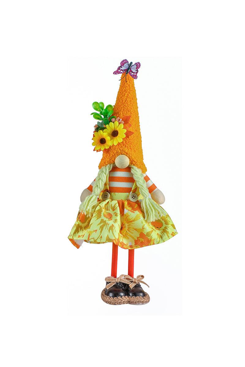 Christmas Thanksgiving harvest Festival cloth standing pose sunflower skirt no face doll doll decoration 775310140962 - COCOMELODY