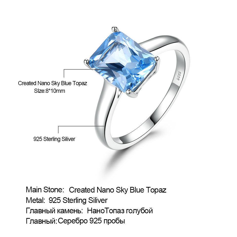 Nano aquamarine ring 616297054314 - COCOMELODY