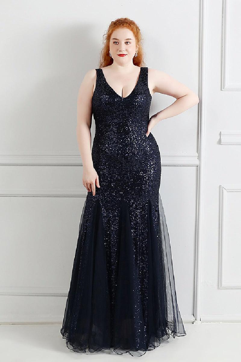 Trumpet-Mermaid Floor Length Evening Dress 647041333367 - COCOMELODY