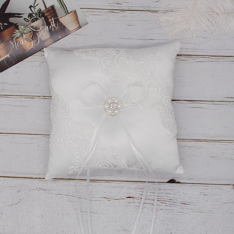 Bow ring support ring pillow 620798847774 - COCOMELODY