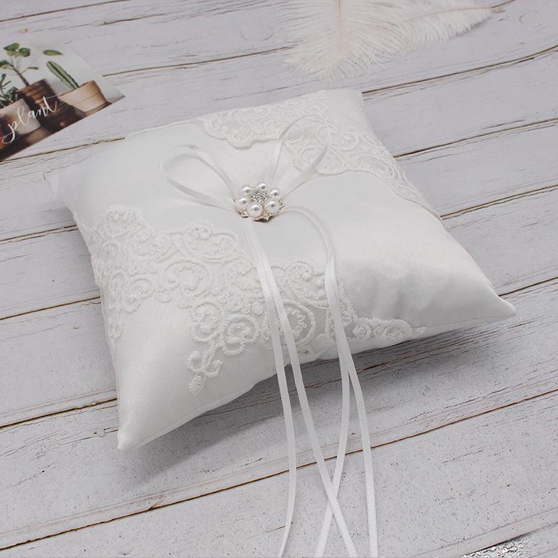 Bow ring support ring pillow 620798847774 - COCOMELODY