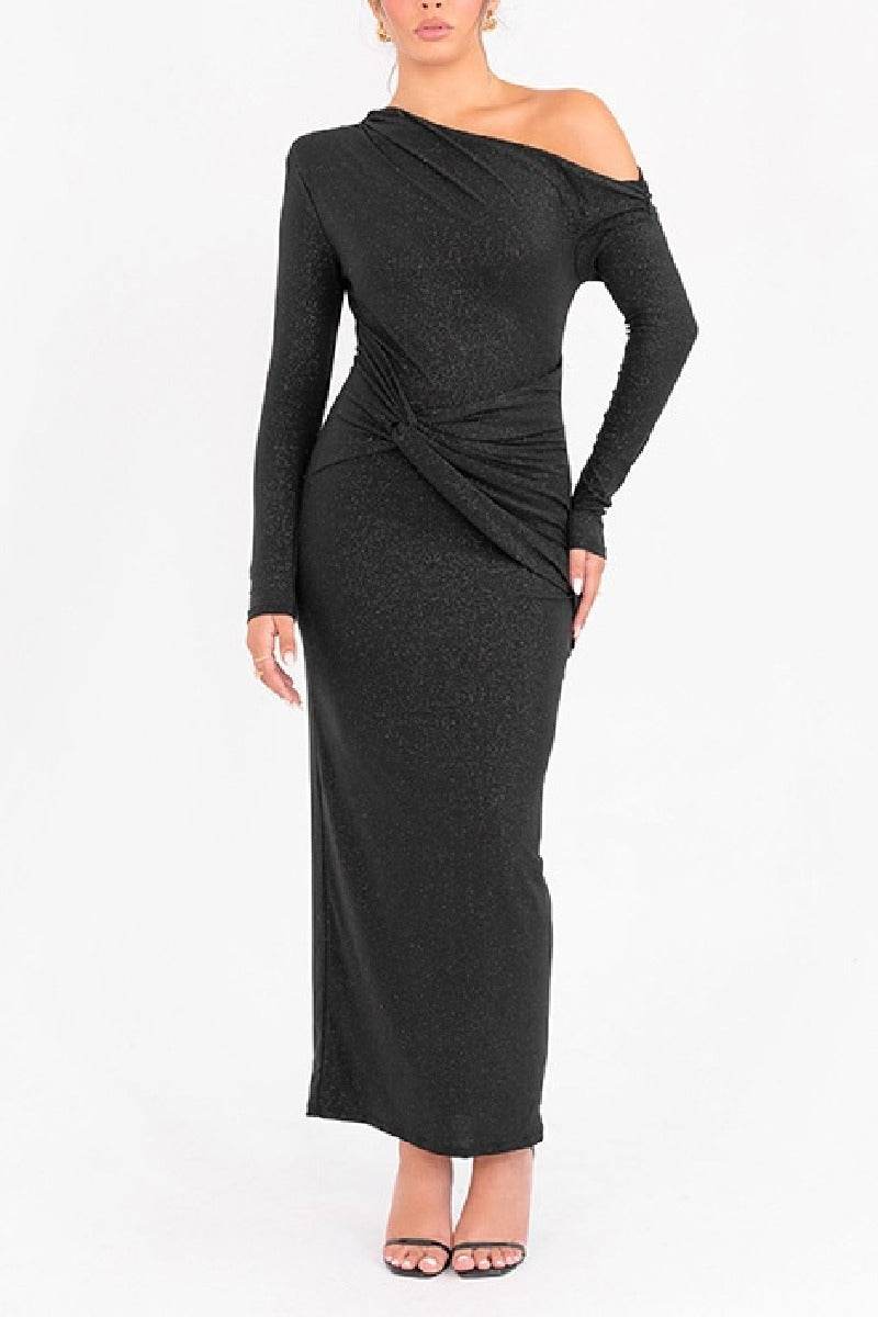 Sheath Column Maxi Stretch Formal Evening Dresses 859189131139 - COCOMELODY