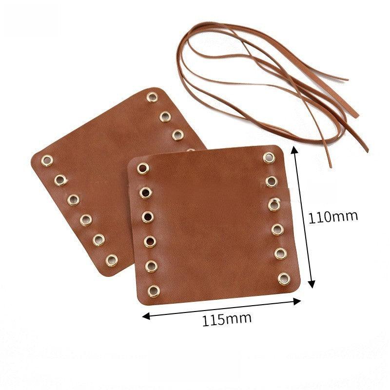 Vintage leather bike handle covers adjustable mountain bike accessories 717121092258 - COCOMELODY