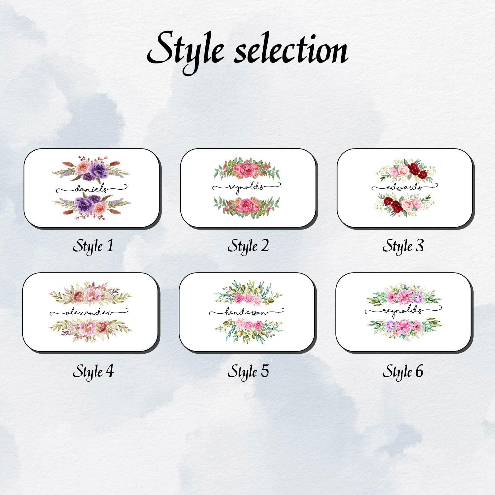 Personalized linen printed alphabet portable makeup bag 807953553521 - COCOMELODY