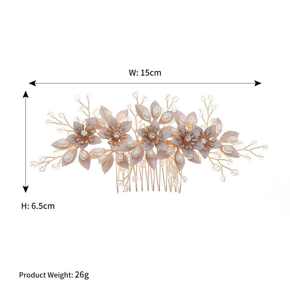 Bride Hair Comb Wedding Hair Accessories for Brides 628657991507 - COCOMELODY