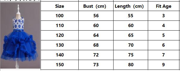 A-Line Scoop Neck Printed lace/Tulle Flower Girl Dresses With Cascading Ruffles 677572994905 - COCOMELODY