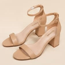 Suede Open Toe Block Heel Sandals Ankle Strap Elegant Design Shoes 712879946993
