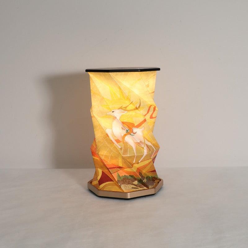 Book light gift Folding ambience rotating lantern creative gift 705325213451 - COCOMELODY