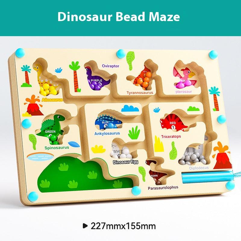 Children's magnetic wooden bead maze toy 844735599183 - COCOMELODY