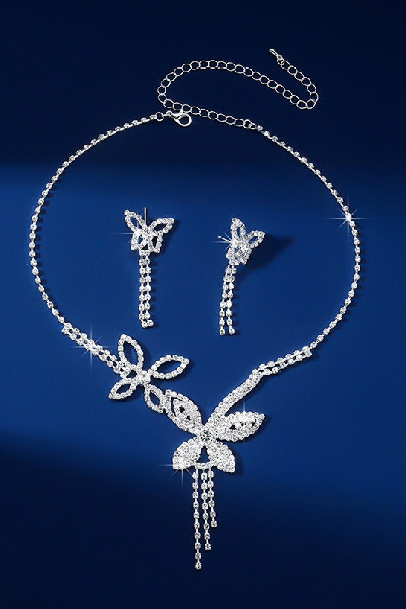 Gorgeous Zircon Earrings/Necklace Jewelry Sets (Set of 2)  746322010948