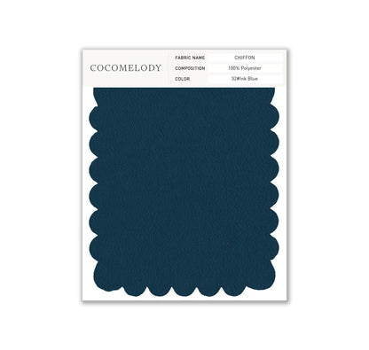 Chiffon Fabric Swatch in Single Color SWCH16001