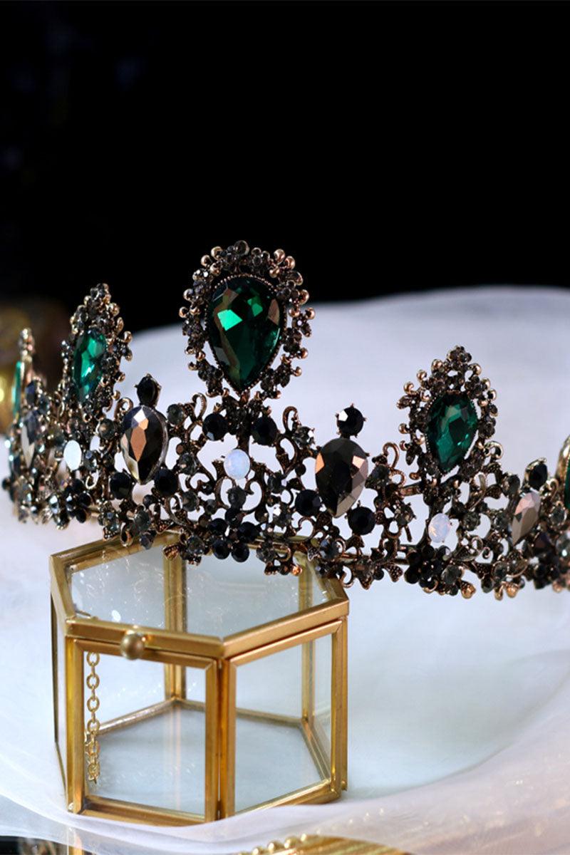 Crystals Rhinestone Tiara Earrings Jewelry 603671484721 - COCOMELODY