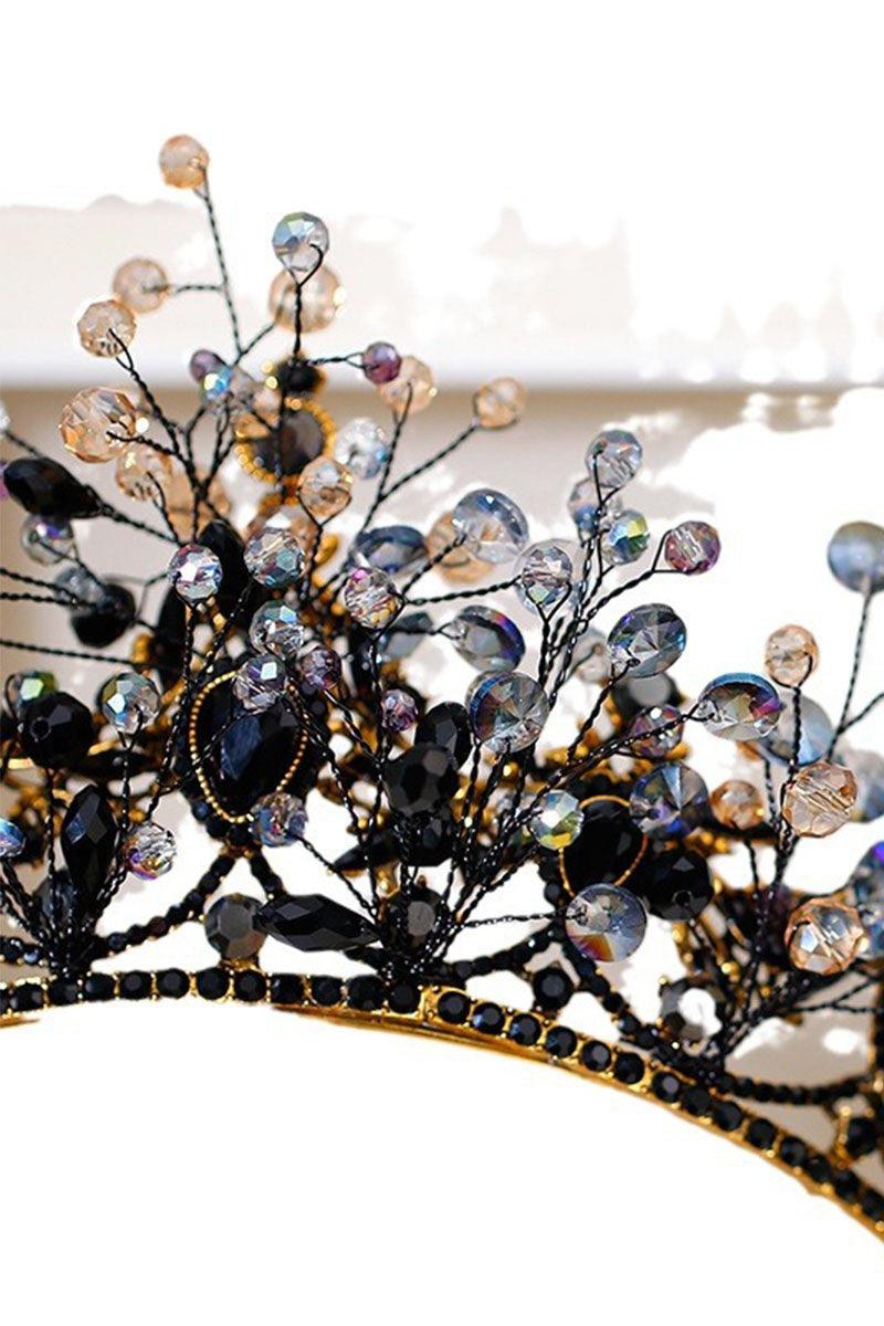 Alloy Tiaras with Beads Rhinestone 718204138178