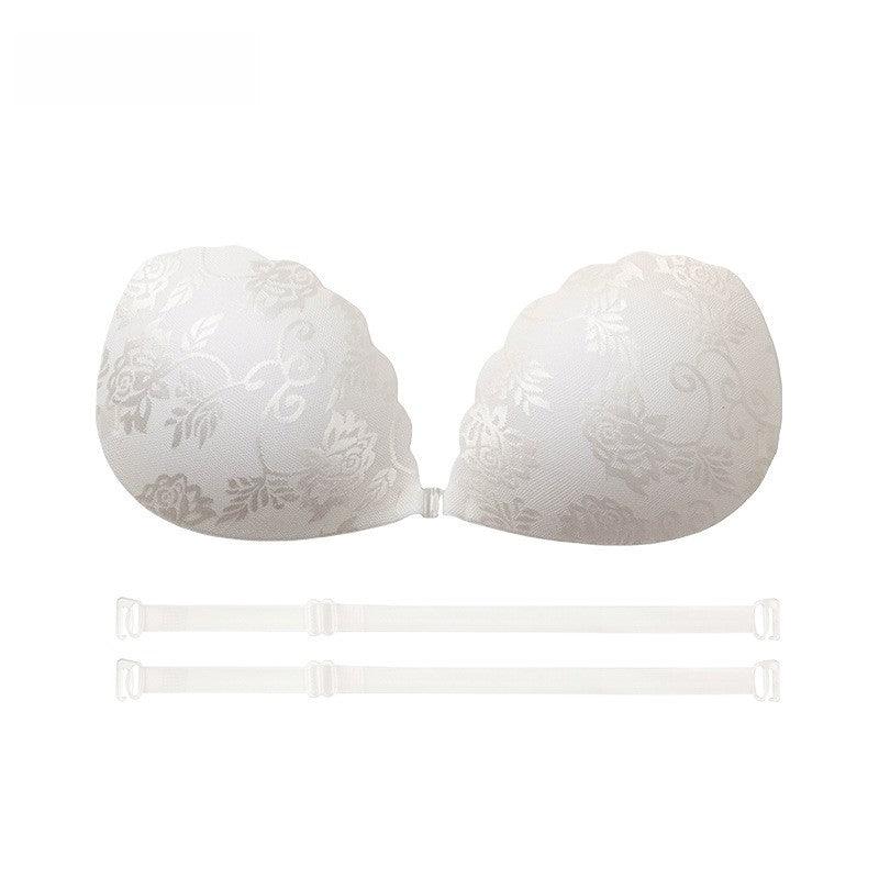 Breast patch female wedding dress with lace breast patch to hold up small chest display large breathable bra invisible underwear 810018057394 - COCOMELODY