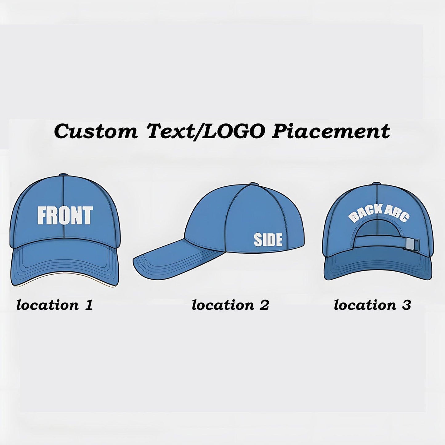 Personalized custom baseball cap visor 822453249858 - COCOMELODY