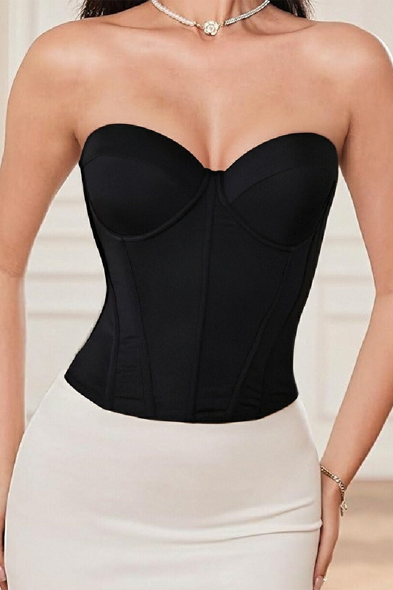 Strapless Backless Corset Bridal Bra 931536941745