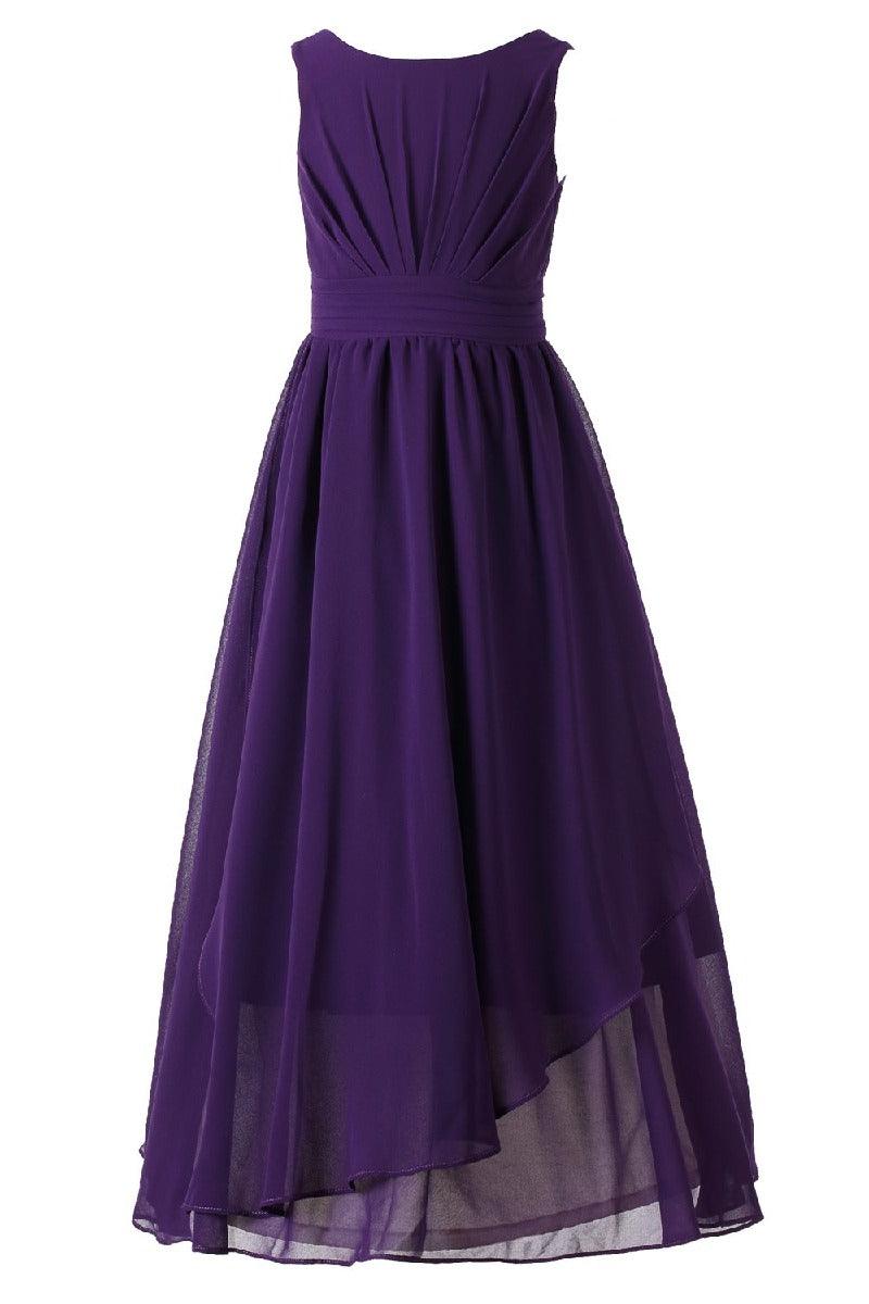 Elegant Chiffon Gown Floor-Length A-Line Dress B078N3KBLQ - COCOMELODY