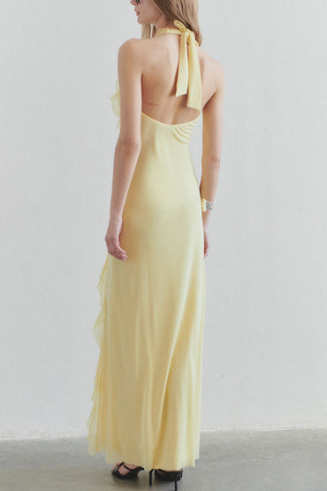 Sheath-Column Maxi Chiffon Dress 927383006662