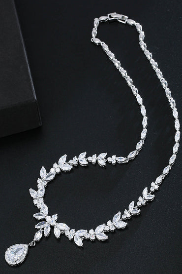 Gorgeous Zircon Earrings/Necklace Jewelry Sets (Set of 2) 702305921133