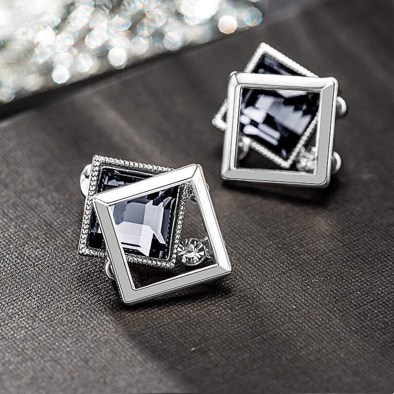 Earrings silver studs sterling silver for women 563384229720 - COCOMELODY