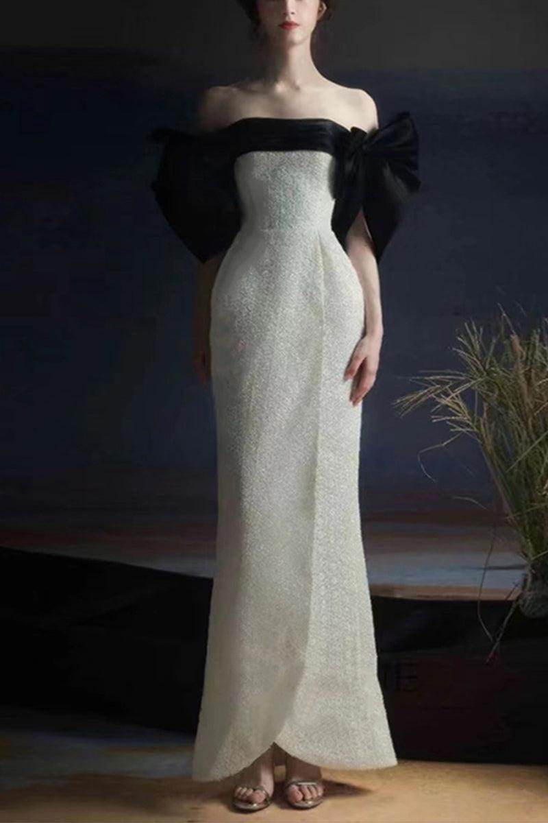 Trumpet-Mermaid Floor Length Lace Wedding Dress 687631532657 - COCOMELODY