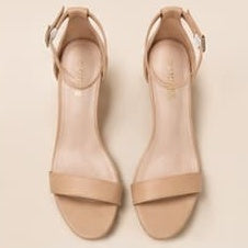 Suede Open Toe Block Heel Sandals Ankle Strap Elegant Design Shoes 712879946993