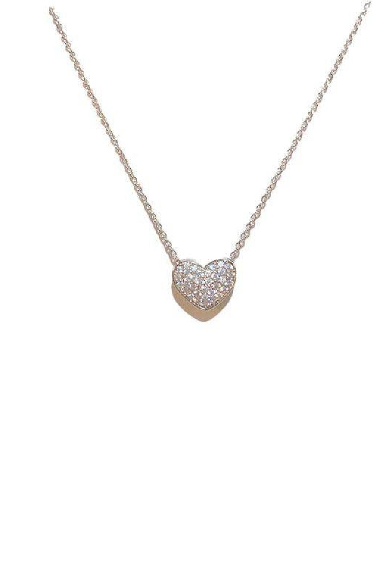 Double sided micro shell set love lock necklace   716747388121