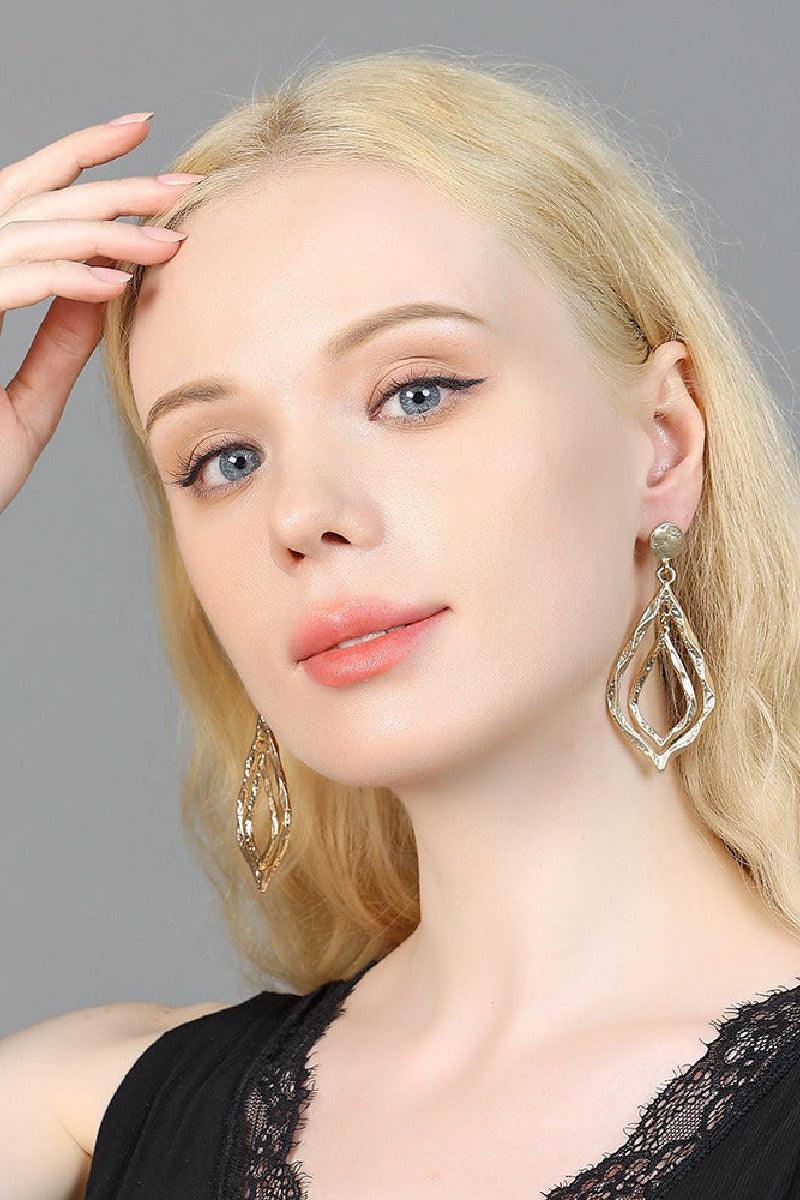 Stylish earrings with high quality geometric earrings 657592020628 - COCOMELODY